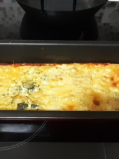 Una foto de Pastel de brócoli y calabacín
