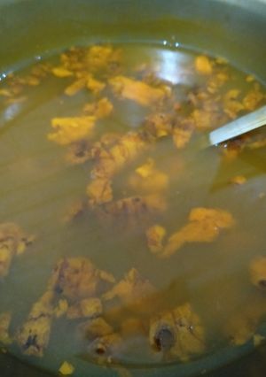 Foto resep Kunyit asem geprek minim kuning dan cucian