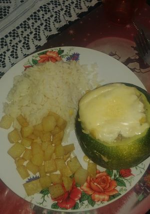 Una foto de Zapallo Italiano Relleno