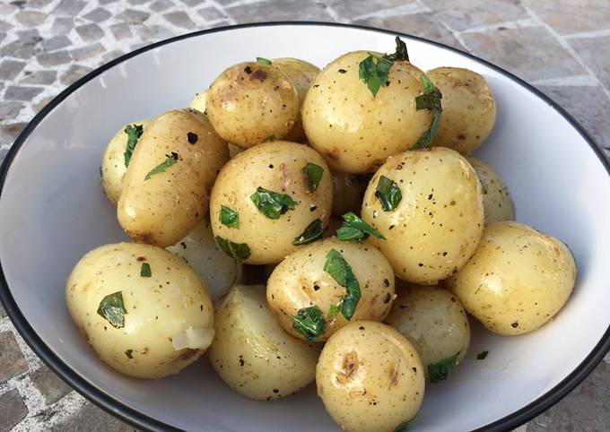 Minted New Potatoes - What A Girl Eats