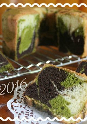 Foto resep Cake Nutrijell army / Bolu Nutrijell / Cake motif tentara