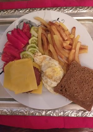 صورة لوصفة همبرغر اكسترا
