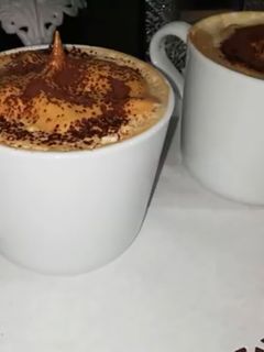 صورة لوصفة قهوة لكباتشينو