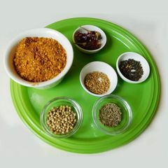Vathal kuzhambu Masala Powder A picture of Vathal kuzhambu Masala Powder.