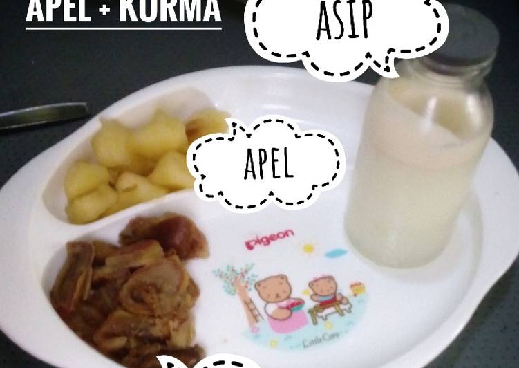 Resep: Puree Apel + Kurma MPASI 6B+ Irsyad yang Gurih