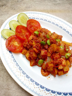 Foto resep Kentang Udang Pete Balado