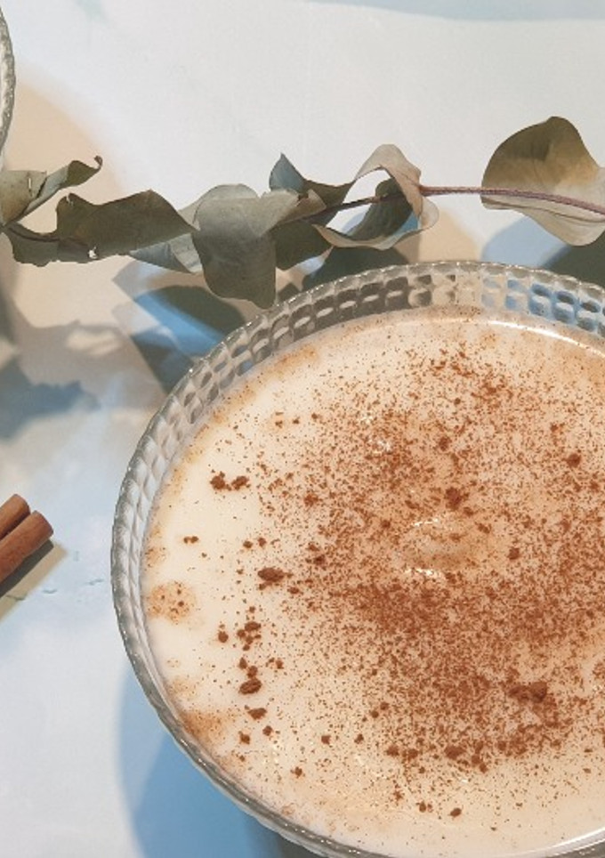 Una foto de Arroz con leche en panificadora