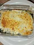 Gratinée de pâtes aux épinards et à la ricotta