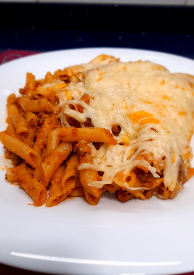 Una foto de Macarrones gratinados