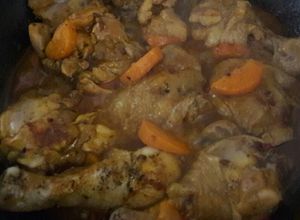 Una foto de Pollo a la naranja