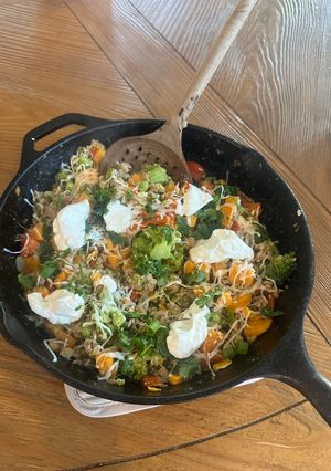 A picture of Turkey Sweet Potato Skillet.