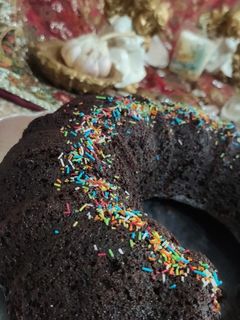 عکسی از دستور کیک شکلاتی پرتقالی