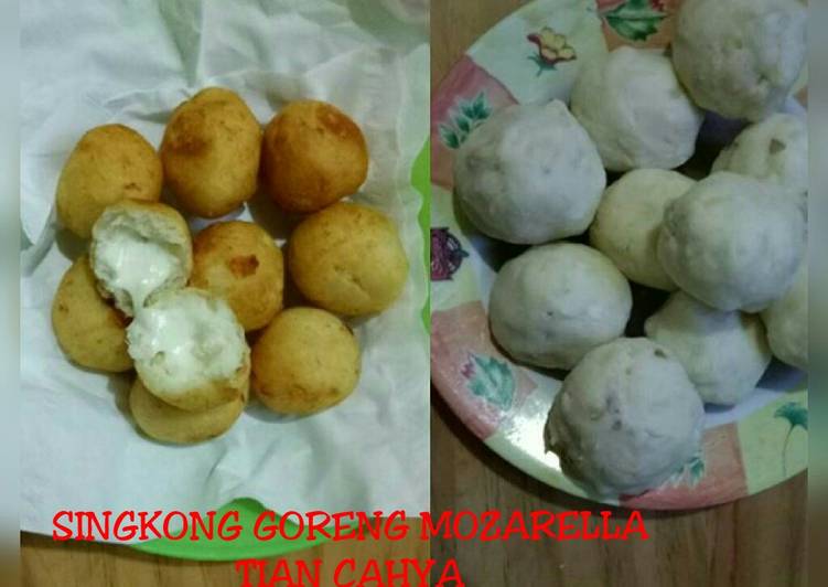 Singkong goreng mozarella