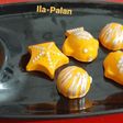 Orange jujips Stuffed Chocolate