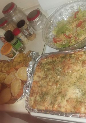 A picture of Baked ziti.