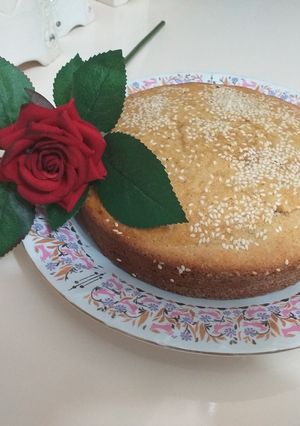 عکسی از دستور کیک ساده با آرد گندم 🍞🍞
