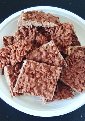 Foto di Barrette riso soffiato e cioccolato fondente 🍫