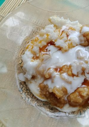 Foto resep Bubur nasi gurih & manis