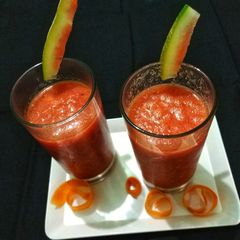 A picture of Watermelon-Strawberry Smoothy.