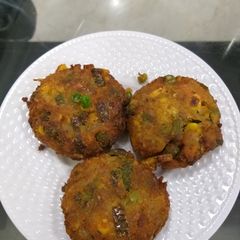 Corn cutlets A picture of Corn cutlets.