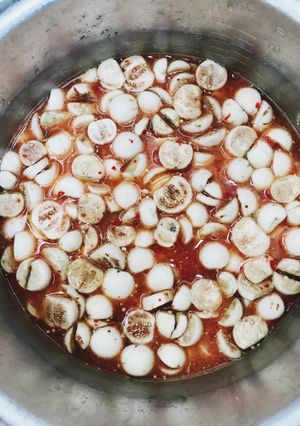 Hình của món Cà pháo muối xổi.