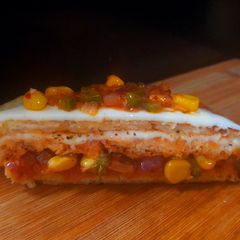 Cheese Burst Pizza Sandwich A picture of Cheese Burst Pizza Sandwich.