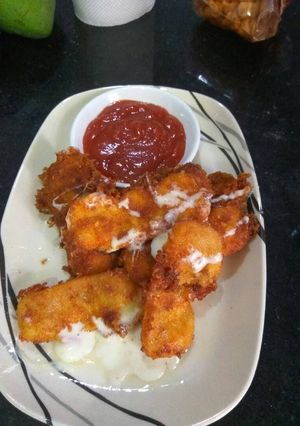 Foto resep Stik keju mozzarela yang meltyyyy bgt