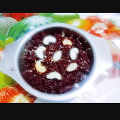Delicious healthy beetroot fresh cream halva A picture of Delicious healthy beetroot fresh cream halva.
