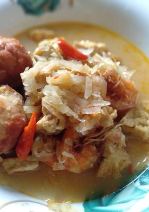 Foto resep Lodeh pepaya muda spesial