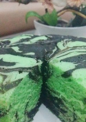 Foto resep Marmer Cake Pandan