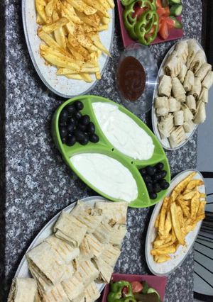 صورة لوصفة شاورما بيتية