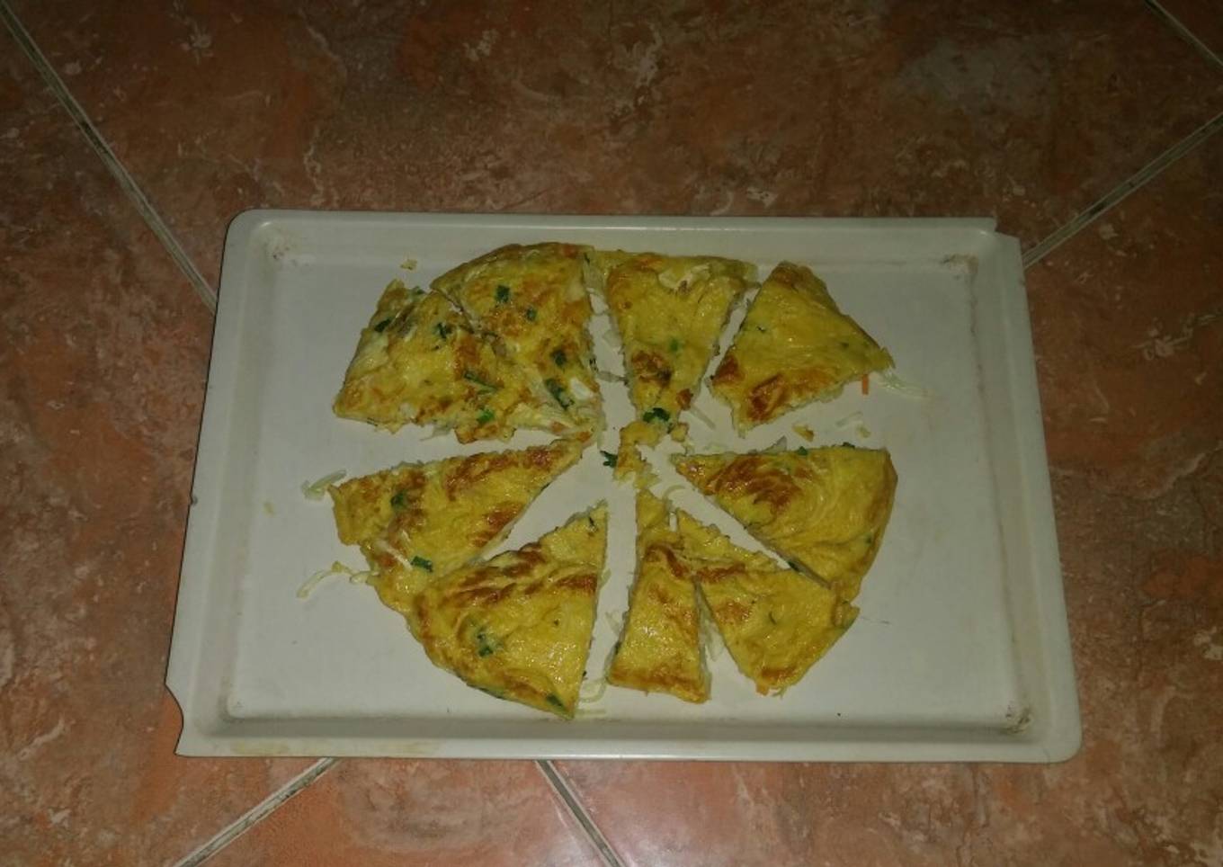 Pizza martabak telur