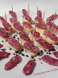 Aperitivo de fuet con queso