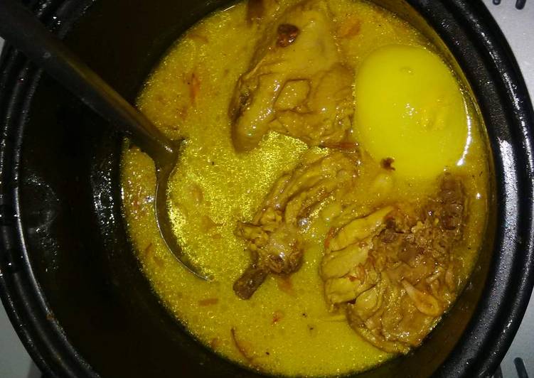 Kari ayam & telur..