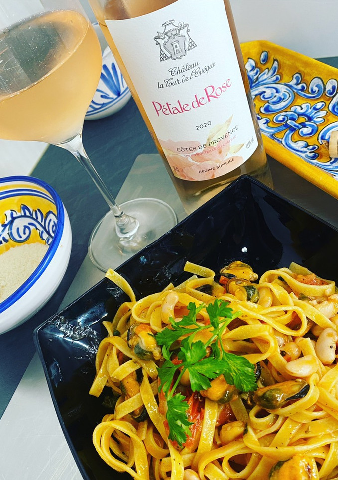 Una foto de Fagioli e cozze