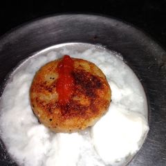 Curd potato tikki A picture of Curd potato tikki.