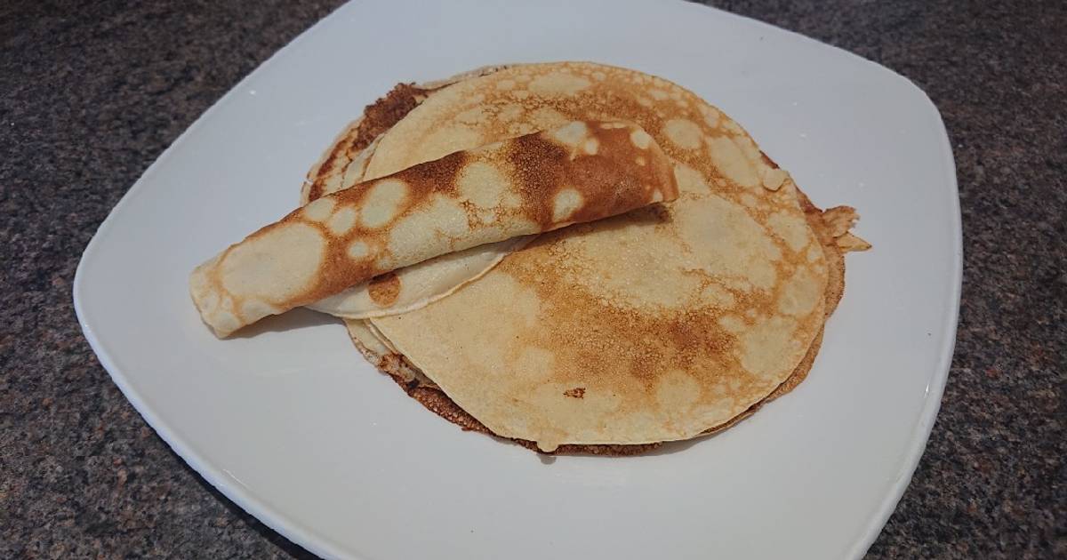 Thin Pancakes Recipe by Andrea - Cookpad