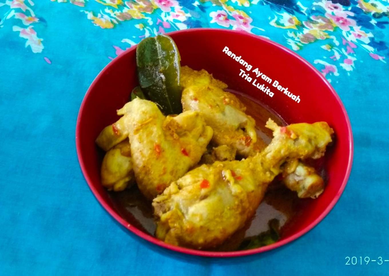 Rendang Ayam Berkuah