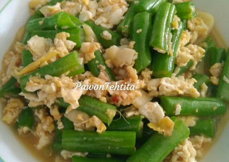 Tumis Buncis Telur
