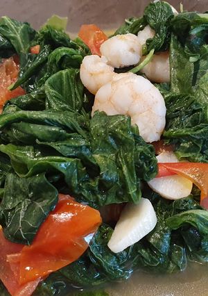 Foto resep Bayam tumis bawang putih