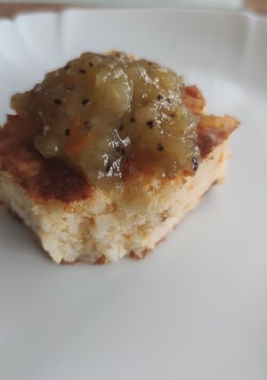 Rizsfelfújt narancsos almás kivi dzsemmel recept fotója