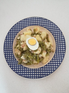 Una foto de Ensalada de judías verdes y patatas (Olla Gm g)