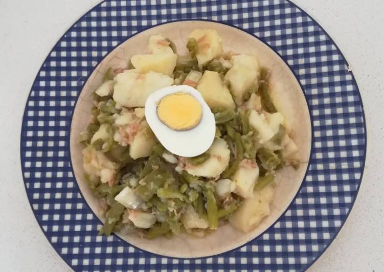 Ensalada de judías verdes y patatas (Olla Gm g)