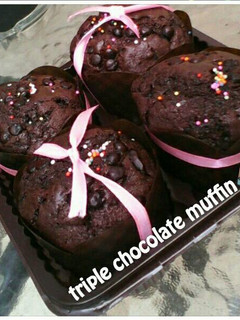 Foto resep Triple Chocolate Muffin