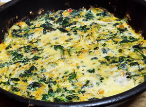 Una foto de Tortilla de verduras al horno light