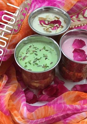 A picture of Pista Rose cool cool Thandai.