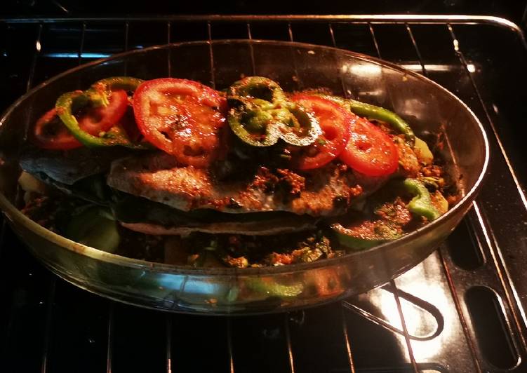 Recipe of Delicious Moroccan oven fish with chermoula