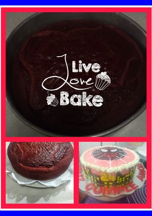 Una foto de Bizcocho red velvet