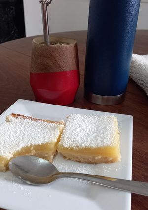 Una foto de Lemon bars