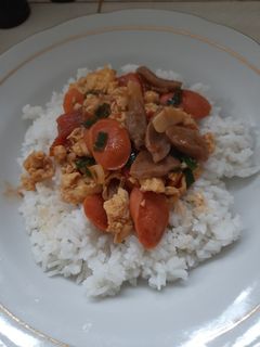 Foto resep Ala ala Nasi Gila Menteng yang mudah, cepat dan praktis